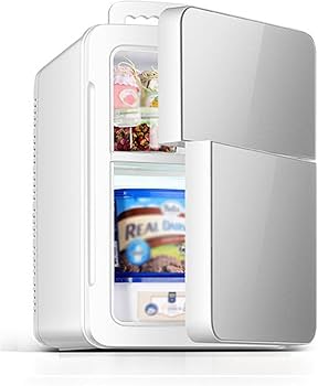 Amazon | コンパクト冷蔵庫、冷凍庫付き両開きミニ冷蔵庫